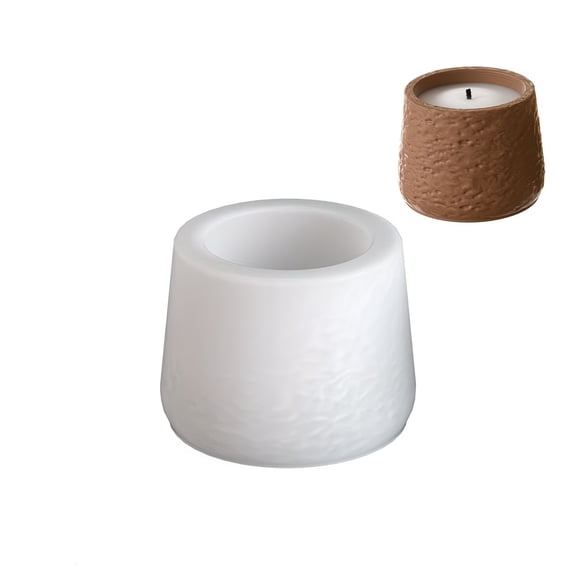 Rock Texture Silicone Mold for Candle Making Plaster Crafts Mini Planters