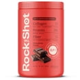 thumbnail image 1 of Rock The Shot GLP-1 Nutritional Support Protein Shake MIx with Fiber and Collagen, Chocolate Flavor, 1 of 7