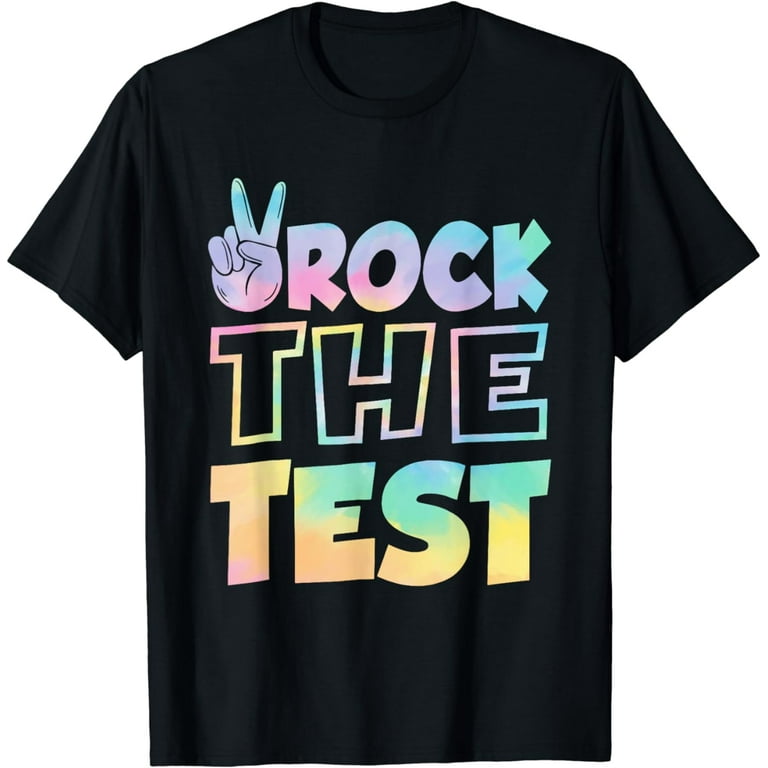 Rock The Test Teacher Student Tshirt Test Day Shirt Rock The Test Teacher Student Tshirt Test Day Shirt