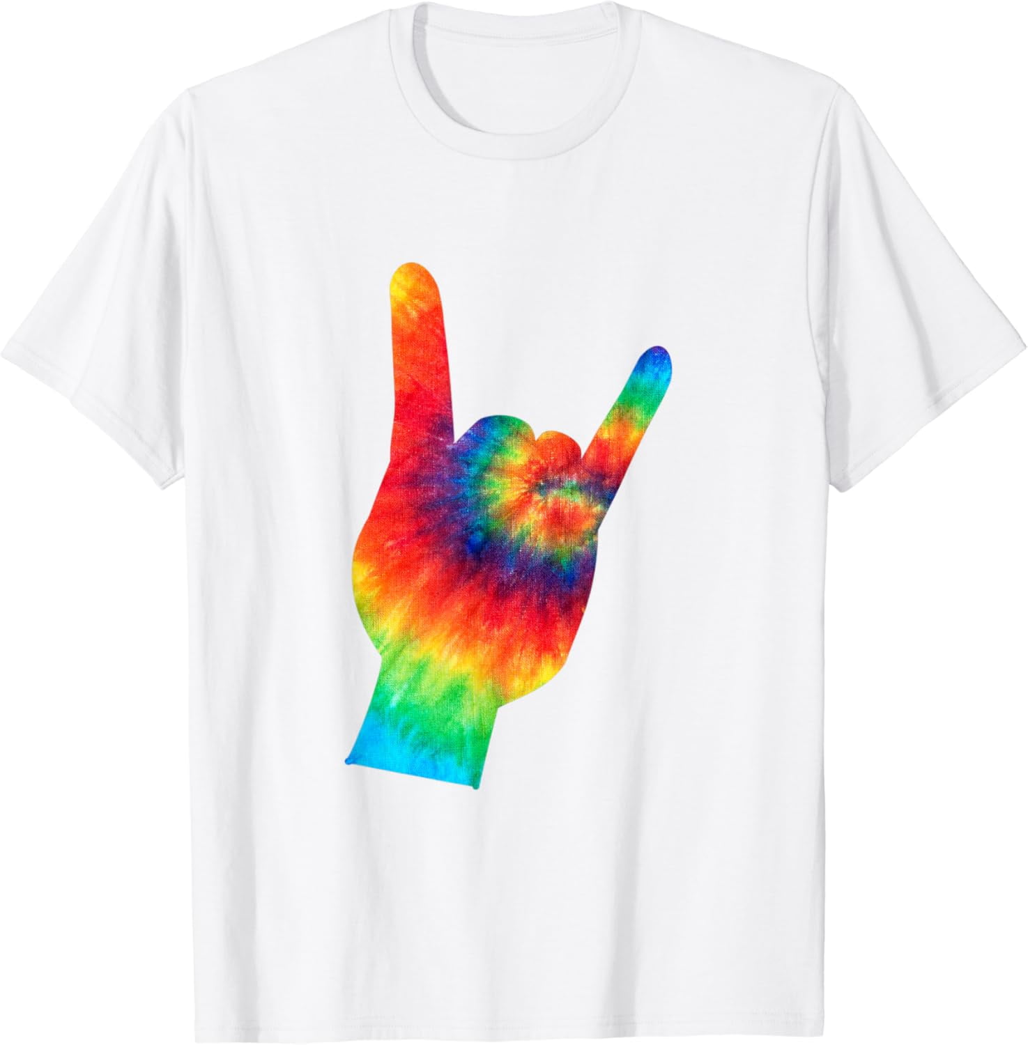 Groovy Rockeer Rock Tie Dye Rocker Child of the 60's Groovy TieDyed T Shirt T-Shirt ...