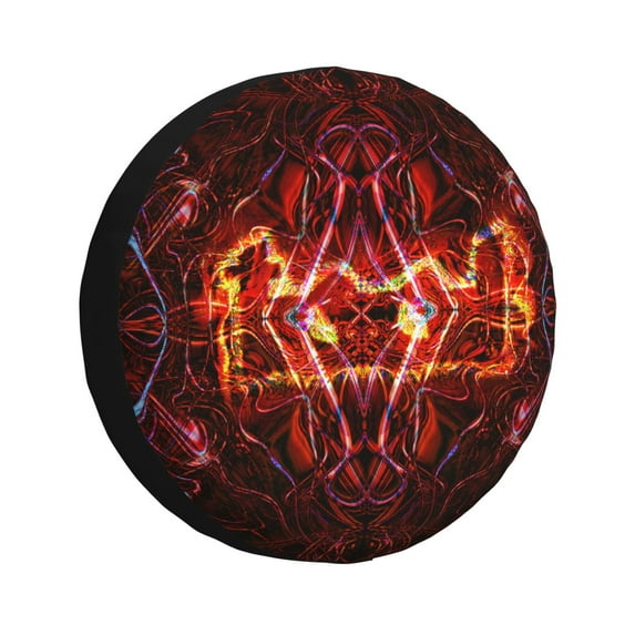 Rock Tool Band Music Spare Tire Cover Waterproof Dust-Proof Universal Wheel Tire Cover Protector Accessories 14" 15" 16" 17"