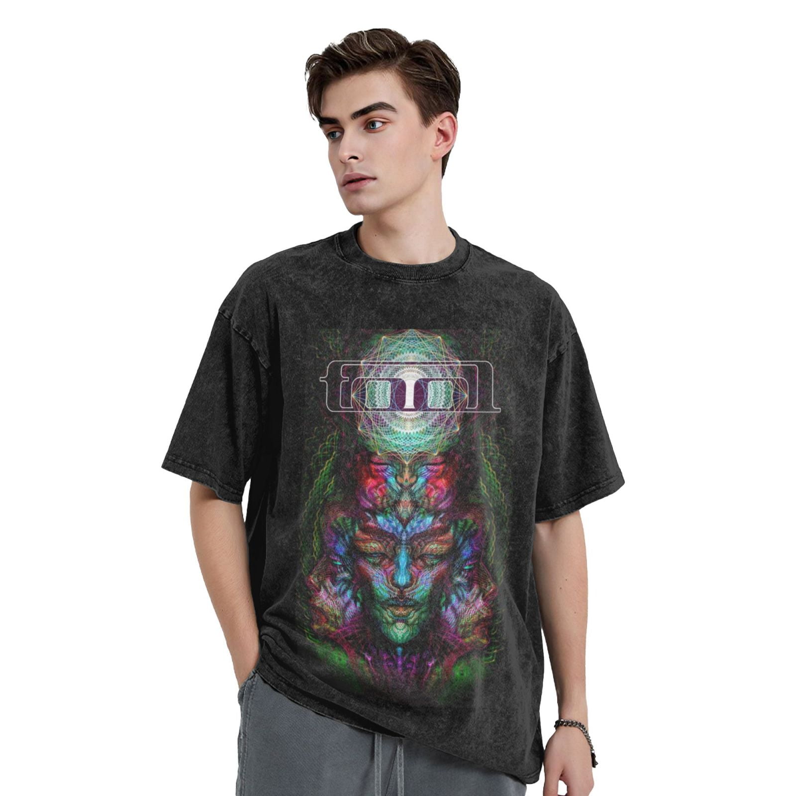 Rock Tool Band Unisex Vintage T-Shirts Oversized Short Rock Tool Band Unisex Vintage T-Shirts Oversized Short