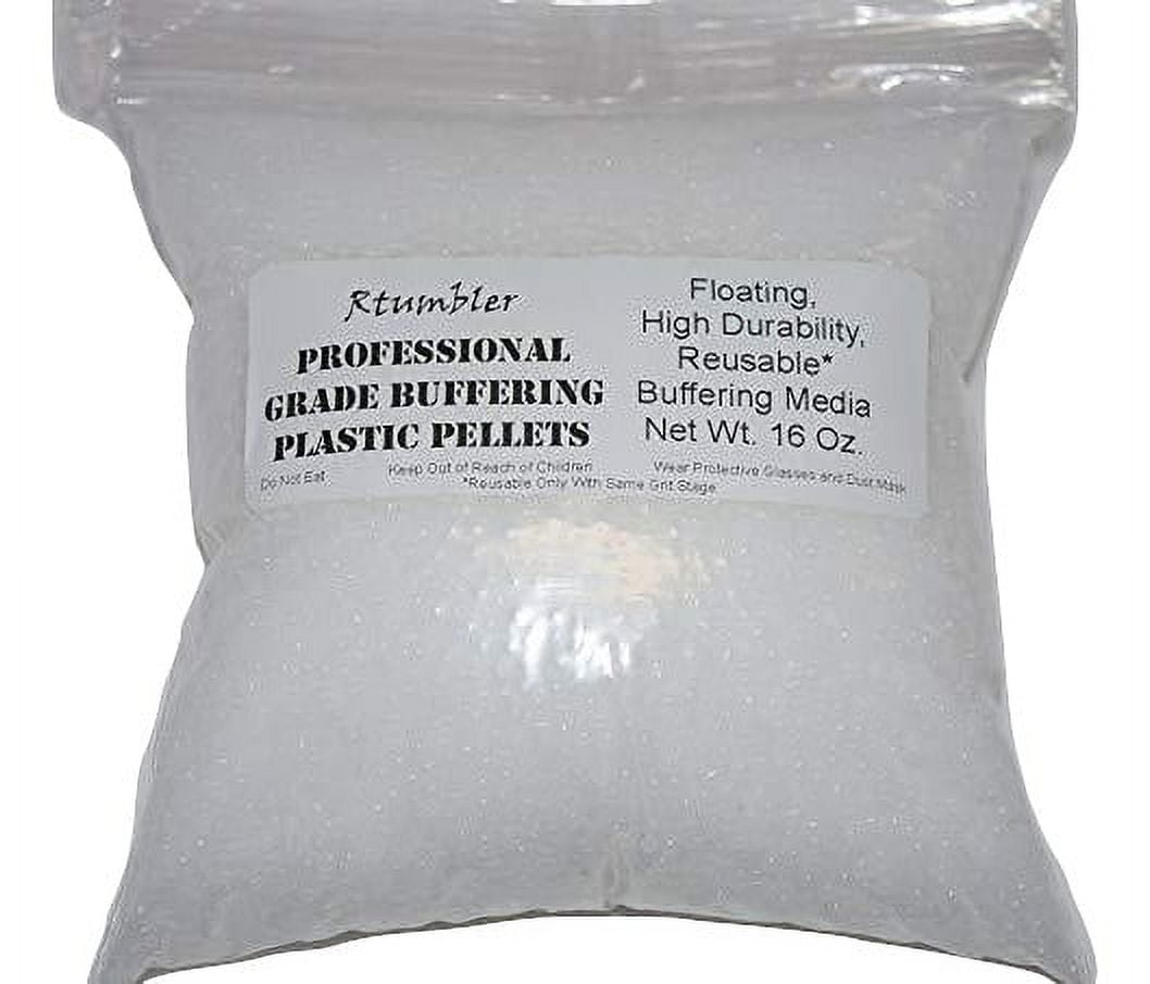 Rock Tumbler Plastic Pellets, 1 Pound