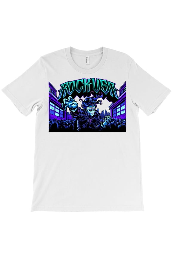 Rock USA Festival 2026 Themed Music and Patriotic Vibe Graphic Design G28280 Unisex T-Shirt, Up to Size 5XL