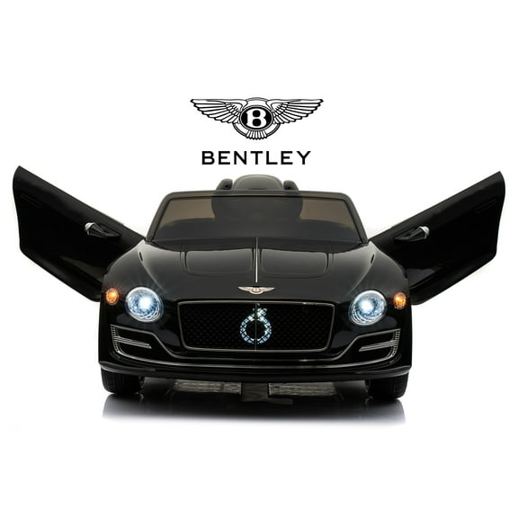 Rock Wheels Black 12 V Bentley EXP12 Powered Ride-On with Parent Remote Control