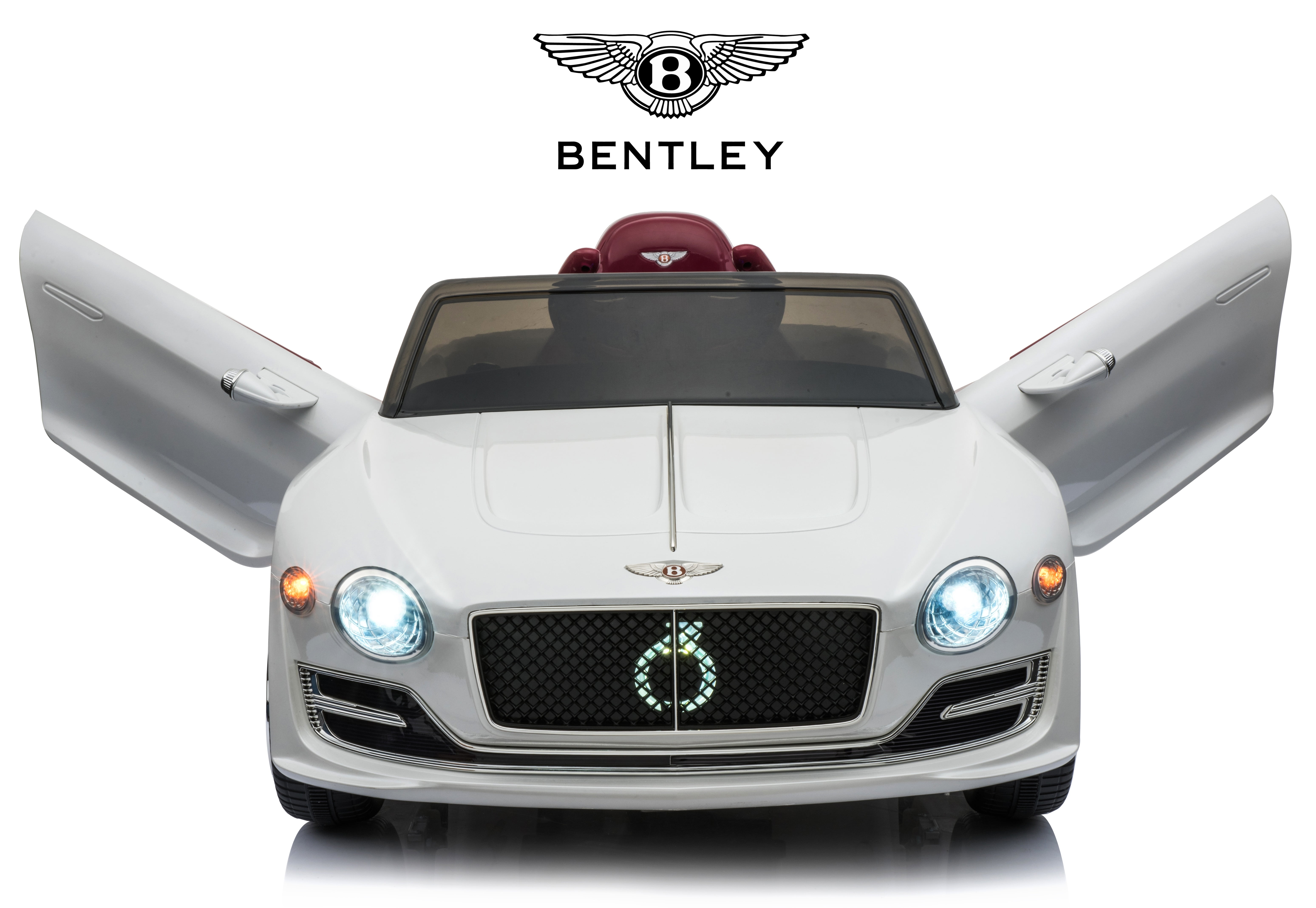 Rock Wheels Licensed Bentley EXP12 Kids Ride on Toy Car 12V Battery Powered Children Electric 4 Wheels w Parent Remote Control Foot Pedal 2