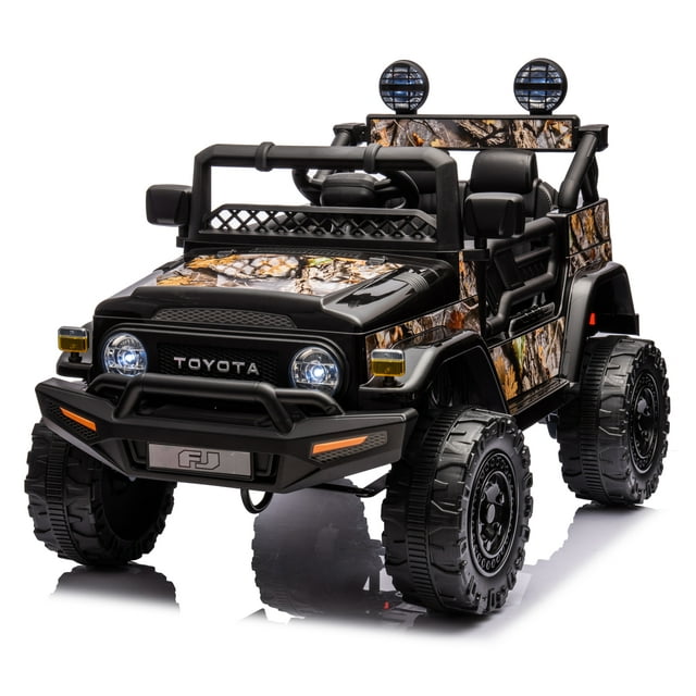 Rock Wheels Licensed Toyota FJ Cruiser Kids Ride on Toy Car, 12V ...