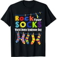 thumbnail image 1 of Rock Your Socks Cute 3-21 Trisomy 21 World Down Syndrome Day T-Shirt, 1 of 4