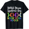 thumbnail image 1 of Rock Your Socks Kid Shirt, World Down Syndrome Awareness Day T-Shirt, 1 of 4