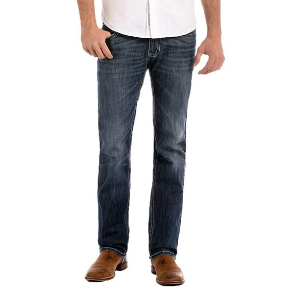 Rock and Roll Cowboy Men's Reflex Revolver in Dark Vintage M1R3482 Dark Vintage 30W x 30L