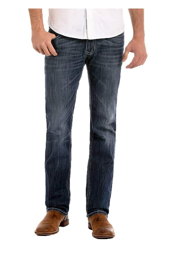 Rock and Roll Cowboy Men's Reflex Revolver in Dark Vintage M1R3482 Dark Vintage 30W x 30L