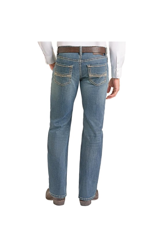 Rock and Roll Denim Rock n Roll Mens Double Barrel Jean Denim 34x38