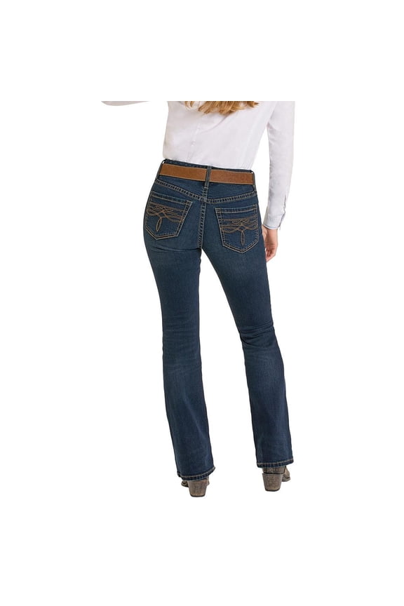 Rock and Roll Denim Womens Rock n Roll Boot Stitch Riding Jean 30x36 Denim