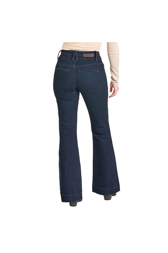 Rock and Roll Denim Womens Rock n Roll Welt Pocket Trouser 29x38 Denim