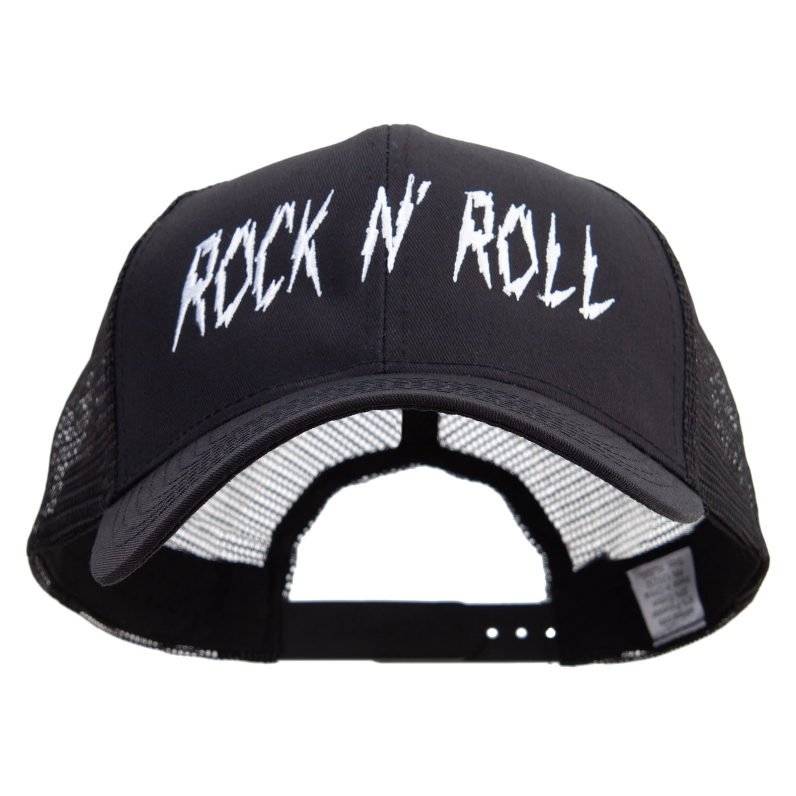 Rock and Roll Embroidered Big Size Solid Cotton Twill High 