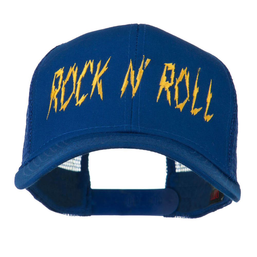 Vintage I Love Rock & Roll Trucker Hat Blue‎ Mesh Foam  Snapback Cap VINTAGE SNAPBACK MESH TRUCKERS HAT I LOVE ROCK AND ROLL | eBay main image 3