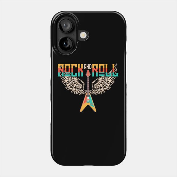 Rock and Roll Guitar Case for Apple iPhone 11 12 13 14 15 16 17 Pro Max