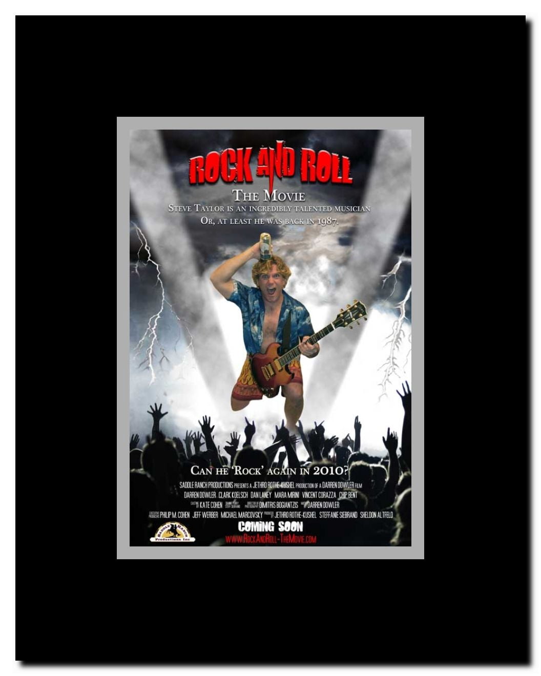 Rock and Roll: The Movie Framed Movie Poster