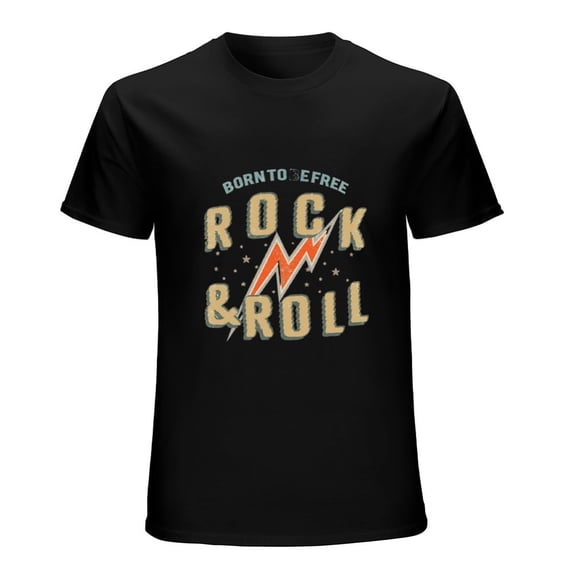 Rock and Roll Vintage Design Tee | Music Enthusiast Retro T-Shirt
