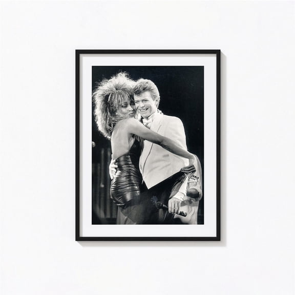 Rock and Soul Queen Studio Session Portrait Black and White Vintage Photography Wall Art, Unframed Poster