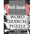 thumbnail image 1 of Rock bands WORD SEARCH PUZZLE +300 WORDS Medium To Extremely Hard: AND MANY MORE OTHER TOPICS, With Solutions, 8x11 80 Pages, All Ages : Kids 7-10, Solvable Word Search Puzzles, Seniors A 1651736006, 1 of 1