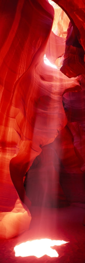 Rock formations Antelope Canyon Page Arizona USA Canvas Art - Panoramic Images (6 x 18)