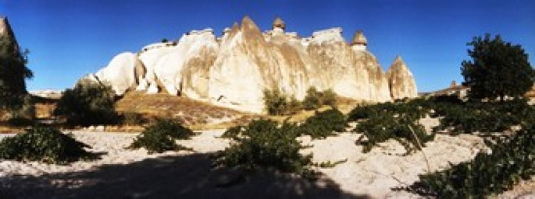 Rock formations Cappadocia Central Anatolia Region Turkey Canvas Art - Panoramic Images (30 x 12)