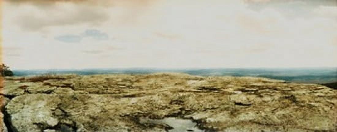 Rock formations Gertrudes Nose Minnewaska State Park Catskill Mountains New York State USA Canvas Art - Panoramic Images (15 x 6)