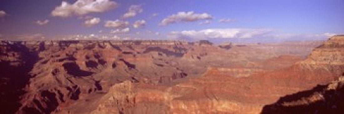 Rock formations at Grand Canyon Grand Canyon National Park Arizona USA Canvas Art - Panoramic Images (18 x 6)