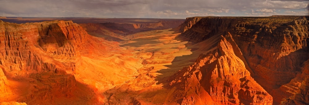 Rock formations in Paria Canyon-Vermilion Cliffs Wilderness Utah USA Canvas Art - Panoramic Images (7 x 18)
