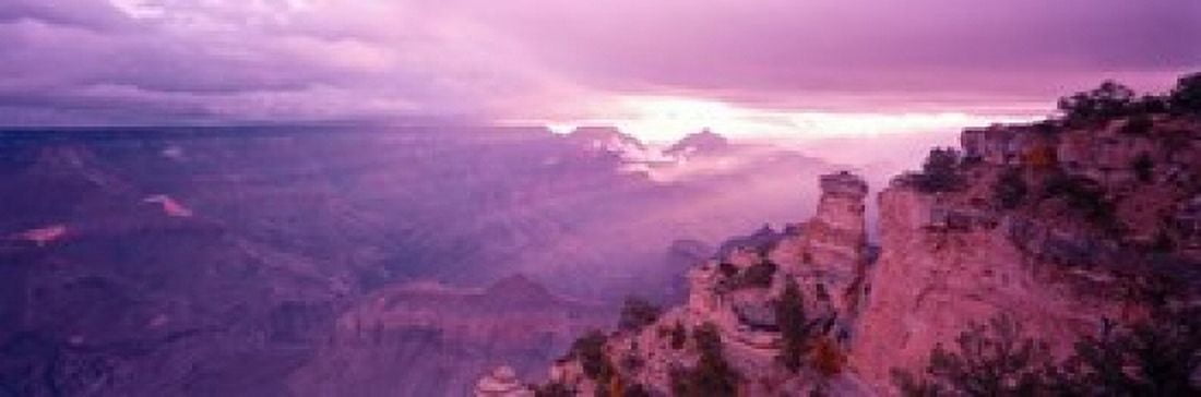 Rock formations in a national park Yaki Point Grand Canyon National Park Arizona USA Canvas Art - Panoramic Images (18 x 6)