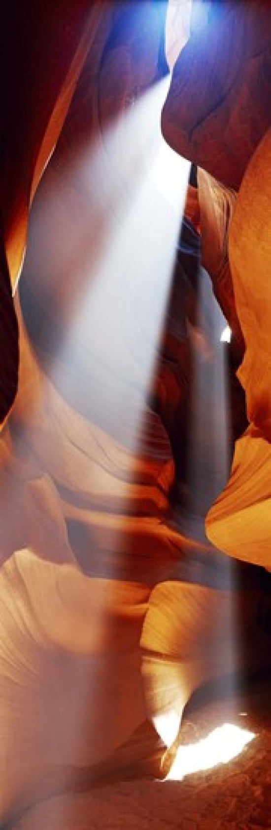Rock formations in a slot canyon Upper Antelope Canyon Antelope Canyon Page Arizona USA Canvas Art - Panoramic Images (36 x 12)