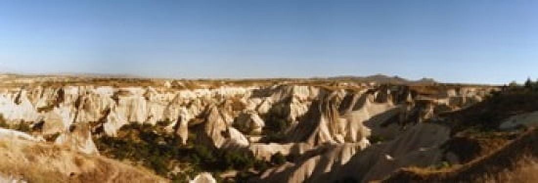 Rock formations on a landscape Cappadocia Central Anatolia Region Turkey Canvas Art - Panoramic Images (36 x 13)