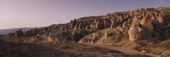 Rock formations on a landscape Cappadocia Turkey Canvas Art - Panoramic Images (36 x 12)
