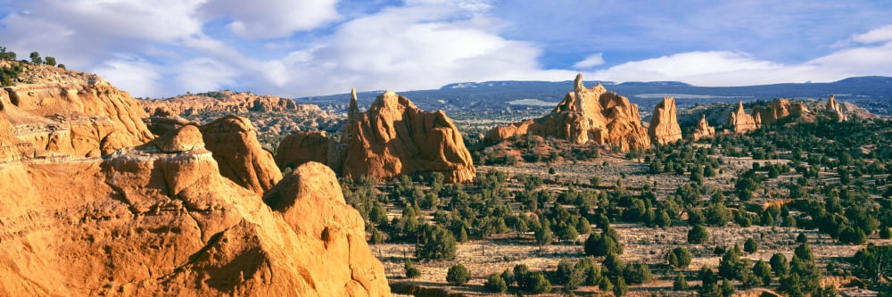 Rock formations on a landscape Kodachrome Basin State Park Utah USA Canvas Art - Panoramic Images (6 x 18)