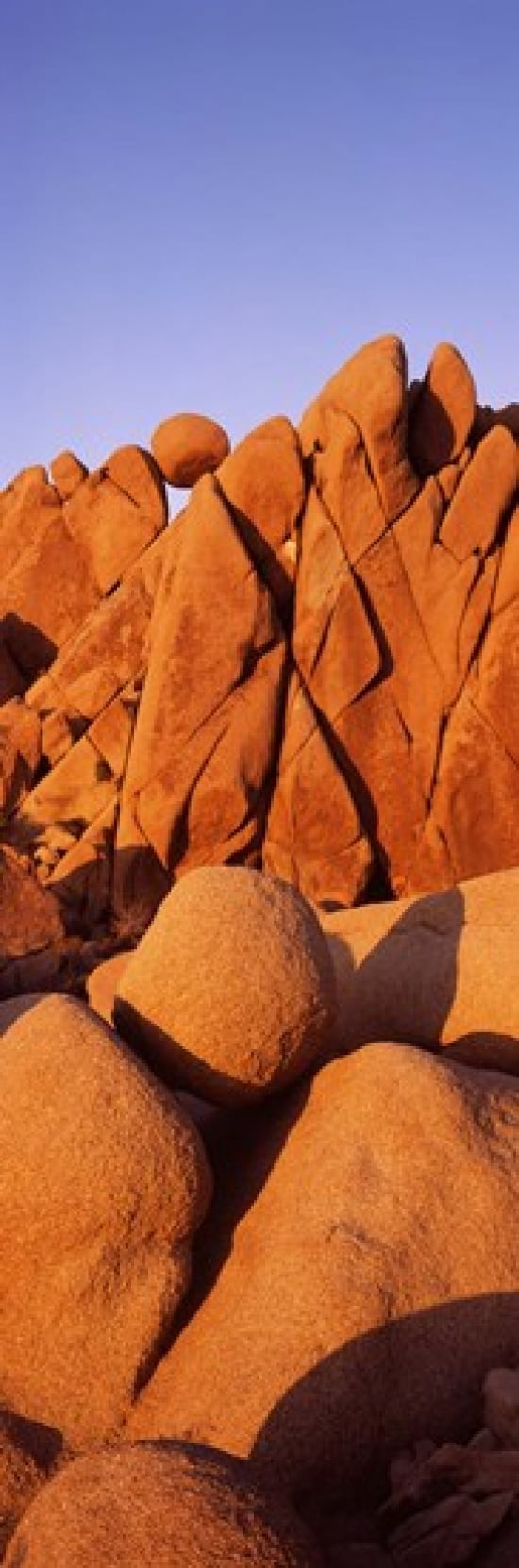 Rock formations on a landscape Twenty Nine Palms San Bernardino County California USA Canvas Art - Panoramic Images (36 x 12)