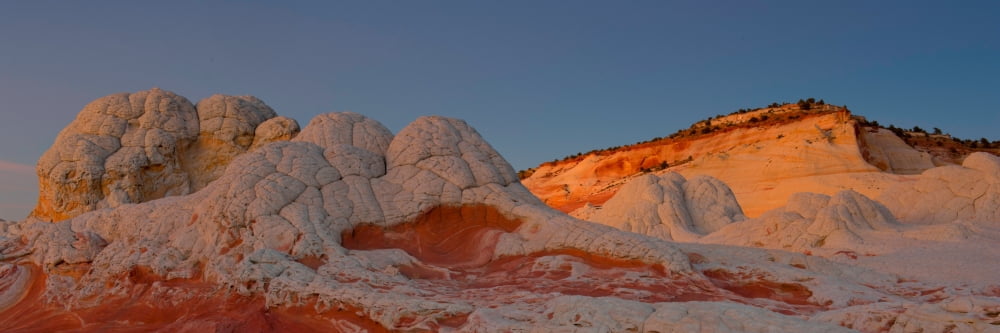 Rock formations on a landscape White Pocket Grand Staircase-Escalante National Monument Arizona USA Canvas Art - Panoramic Images (12 x 36)
