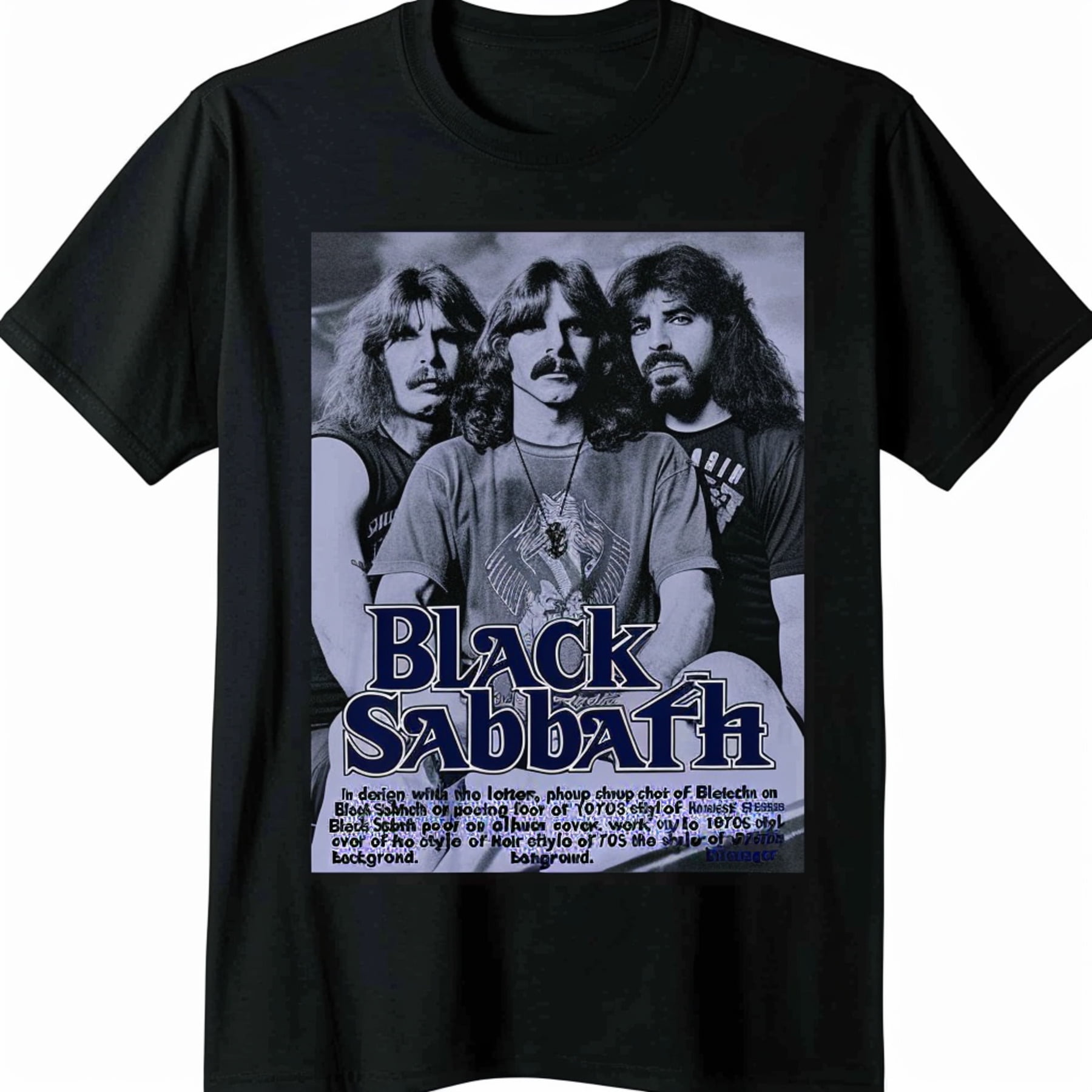 Rock in Style with our Vintage Black Sabbath TShirt Embrace the 1970s