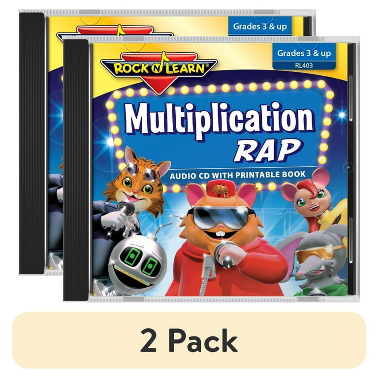 2 pack) Rock 'n Learn: Multiplication Rap CD (Audiobook) - Walmart.com