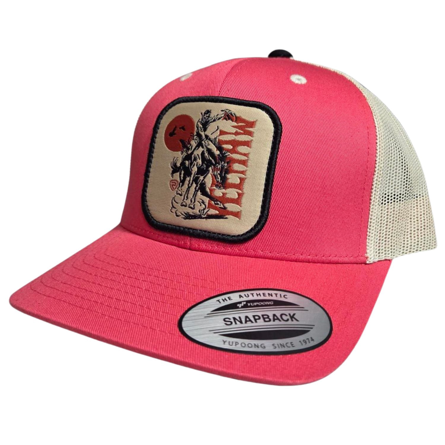 Vintage I Love Rock & Roll Trucker Hat Blue‎ Mesh Foam  Snapback Cap royal-blue-foam-trucker-  main image 2
