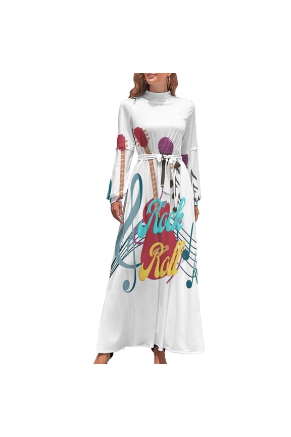 Rock n Roll Long Dress chic and elegant evening dress women's elegant loose dresses