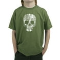 thumbnail image 1 of Rock n Roll Skull - Boy's Word Art T-Shirt, 1 of 2