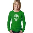 thumbnail image 1 of Rock n Roll Skull - Girl's Word Art Long Sleeve T-Shirt, 1 of 2
