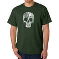 thumbnail image 1 of Rock n Roll Skull - Men's Word Art T-Shirt, 1 of 2