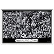 Rock-n-Roll Theatre by Howard Teman Art Print Laminated Poster - 36.5" x 24.5"