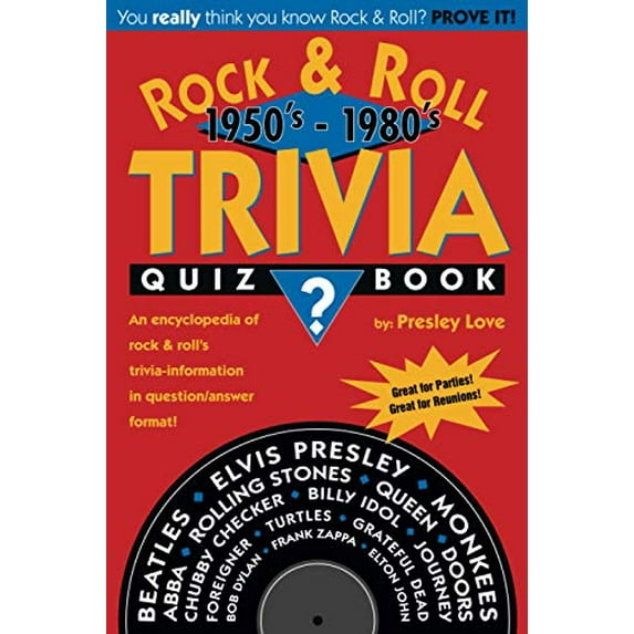 Pre-Owned Rock 'n Roll Trivia Quiz Book Paperback