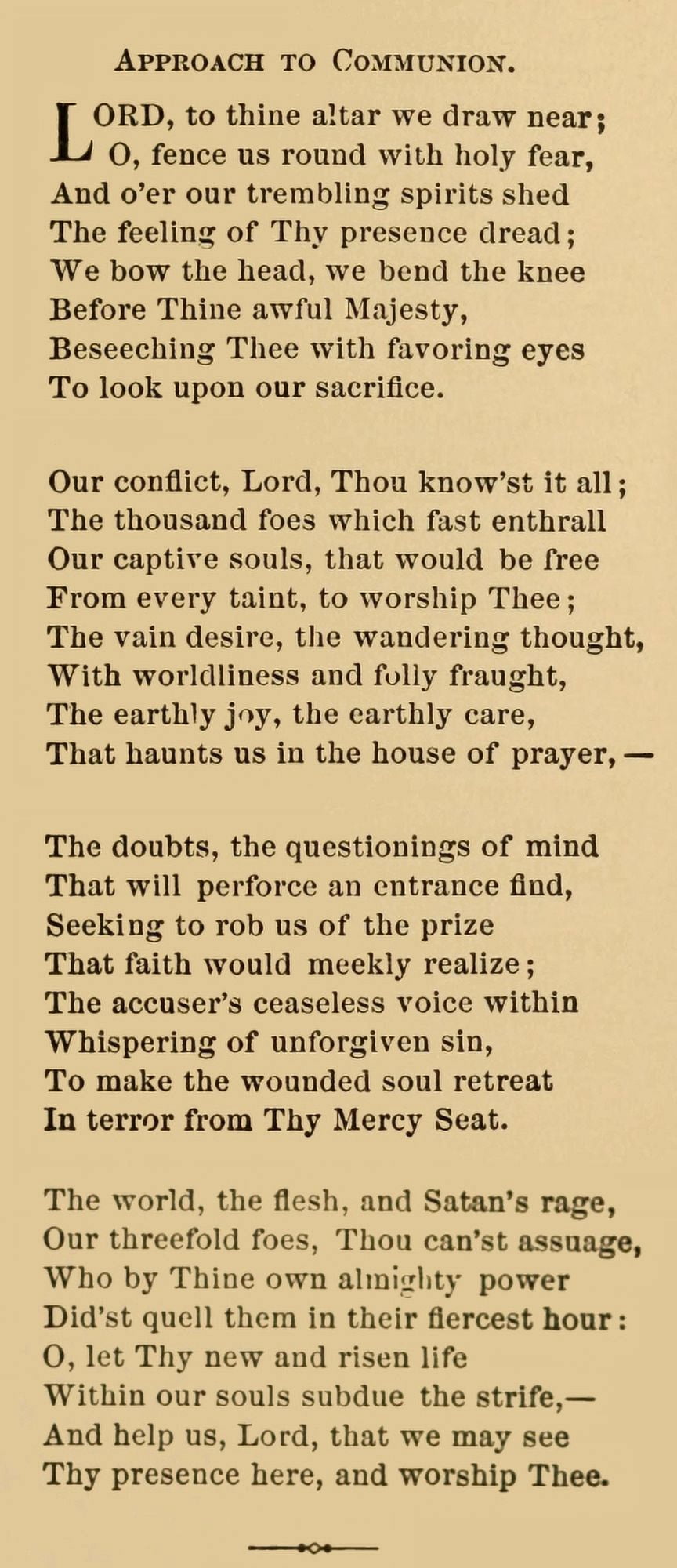Rock of Ages Poetry 1870 Approach to Communion Canvas Art - Unknown (18 x 24)