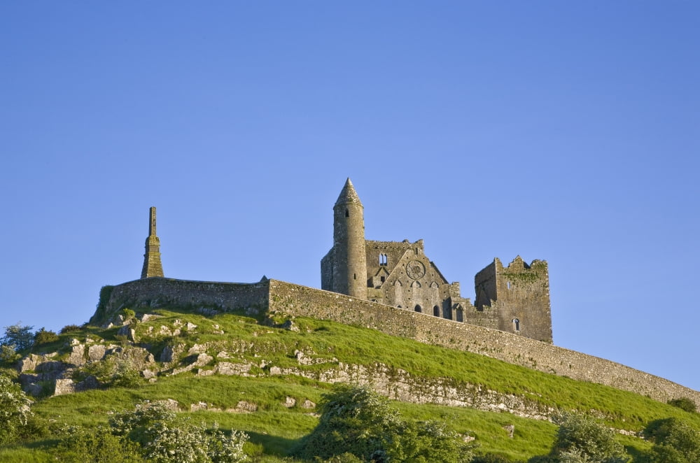 Rock of Cashel Site of monastic stronghold from 4th to 12th Centuries Cashel County Tipperary Ireland Canvas Art - Panoramic Images (12 x 36)