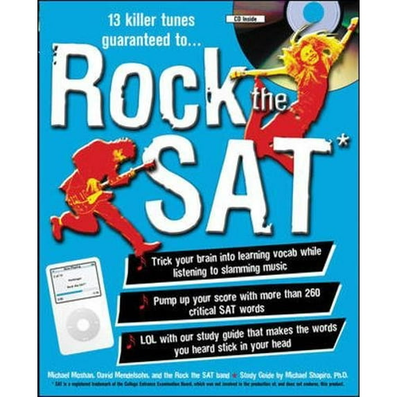 Pre-Owned Rock the SAT: Trick Your Brain into Learning New Vocab While Listening to Slamming Music Paperback Michael Moshan, David Mendelsohn, Shapiro