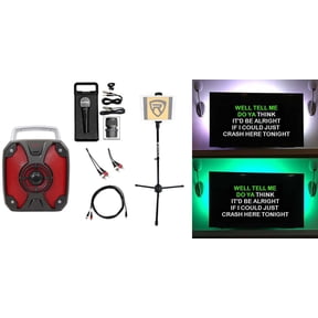 RockBox Home Karaoke Quarantine Family Activity Singing Machine w/LED's